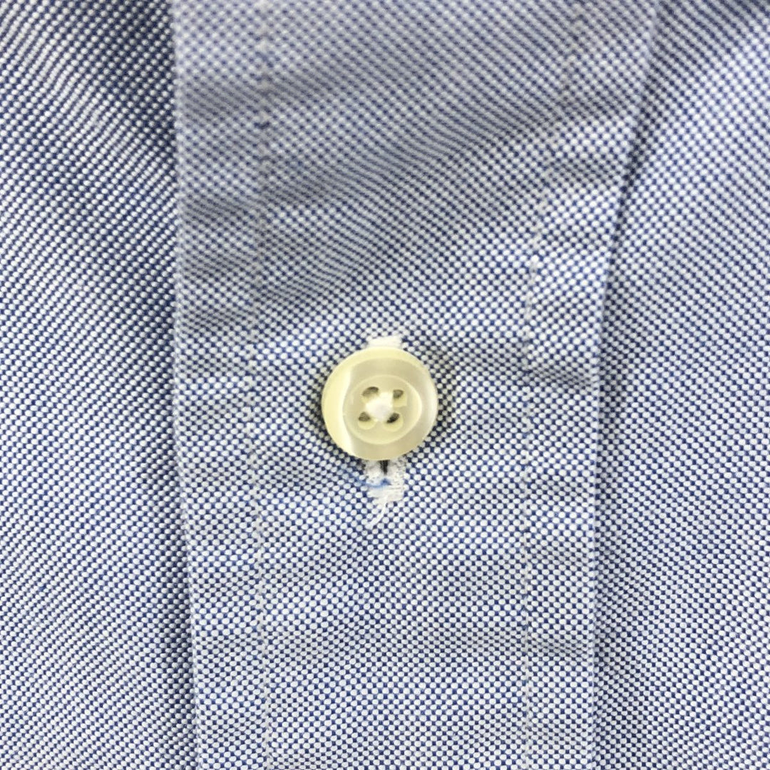 Brooks Brothers 346 long sleeve button-down shirt, men's size XL Supima Cotton blue type Vintage Second Hand