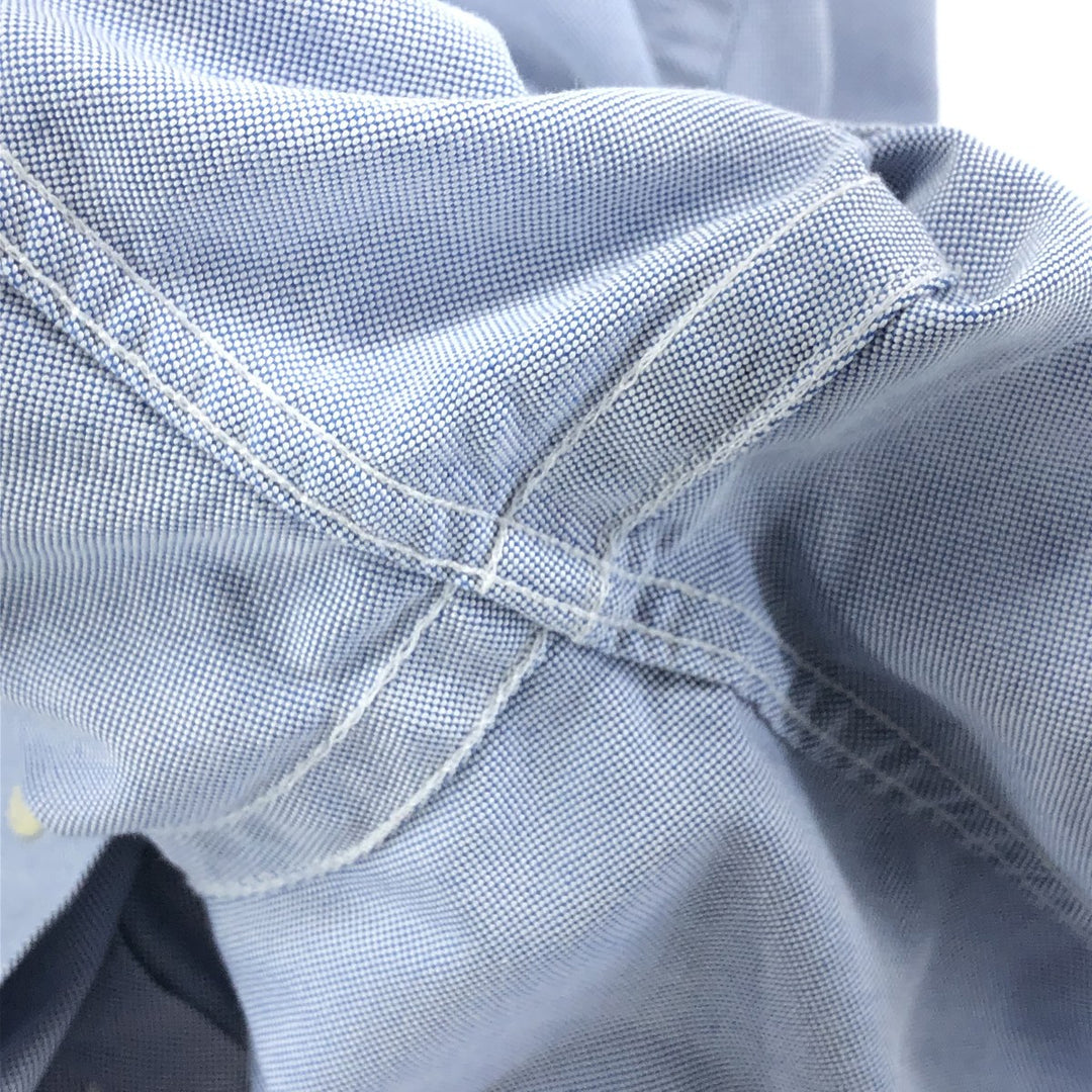 Brooks Brothers 346 long sleeve button-down shirt, men's size XL Supima Cotton blue type Vintage Second Hand