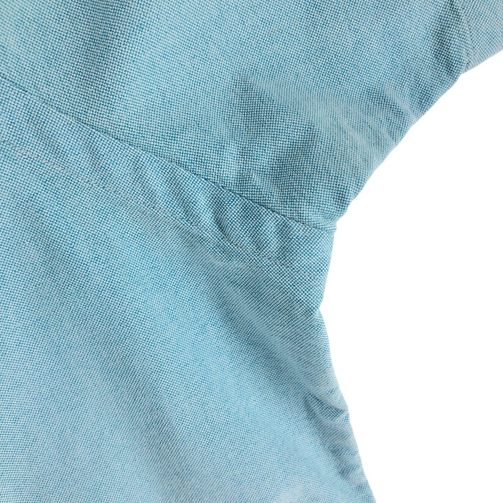 Ralph Lauren short sleeve button down shirt, men's size L cotton Blue type light blue Vintage Second Hand