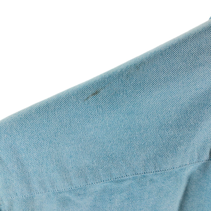 Ralph Lauren short sleeve button down shirt, men's size L cotton Blue type light blue Vintage Second Hand