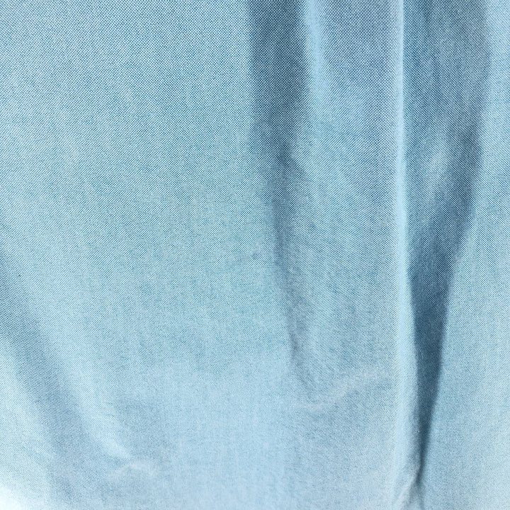 Ralph Lauren short sleeve button down shirt, men's size L cotton Blue type light blue Vintage Second Hand