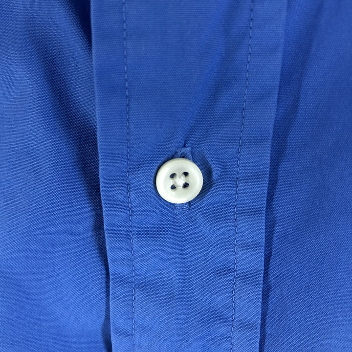 Ralph Lauren Classic Fit short sleeve button down shirt, men's size L cotton blue type Vintage Second Hand