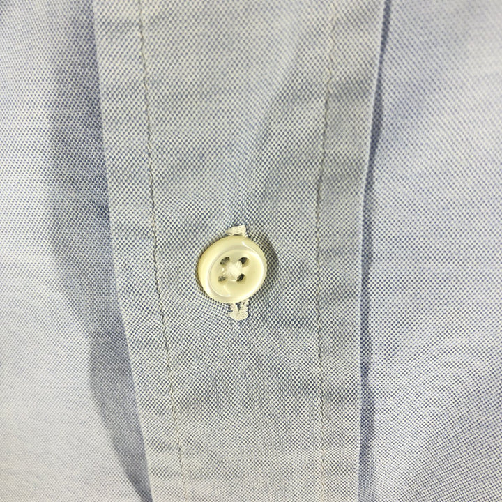 Ralph Lauren BLAKE short sleeve button down shirt, men's XL size cotton Blue type light blue Vintage Second Hand