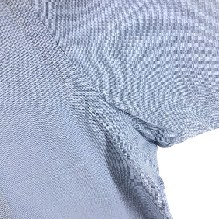 Ralph Lauren BLAKE short sleeve button down shirt, men's XL size cotton Blue type light blue Vintage Second Hand