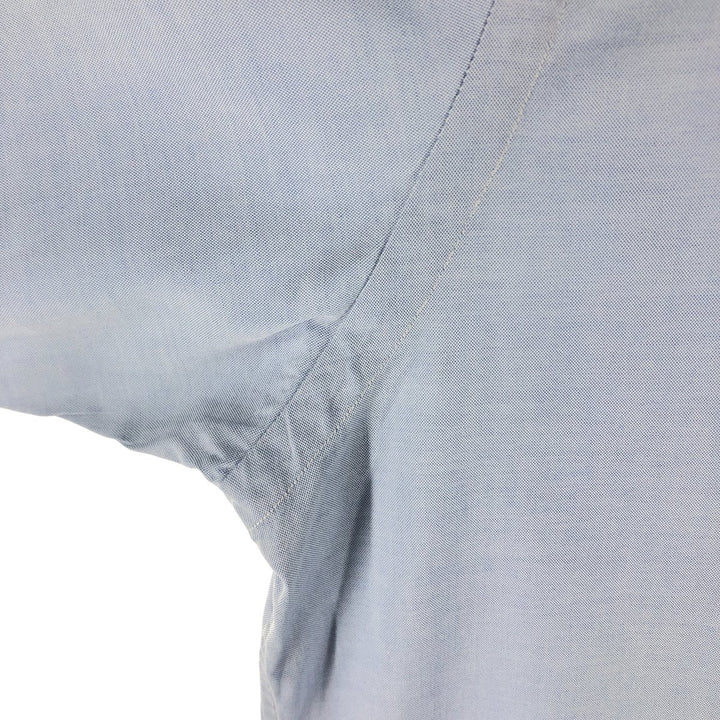Ralph Lauren BLAKE short sleeve button down shirt, men's XL size cotton Blue type light blue Vintage Second Hand