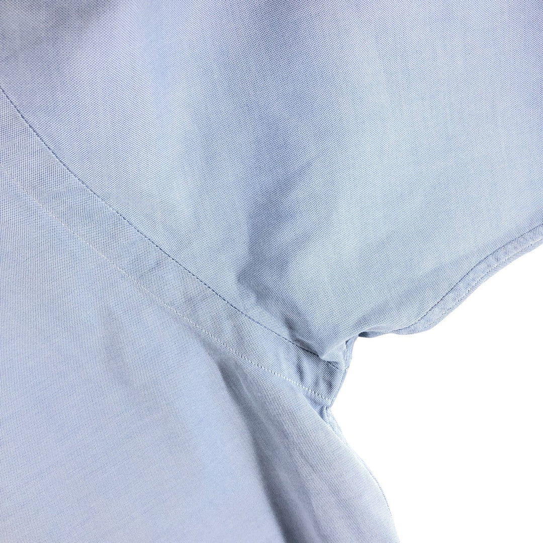 Ralph Lauren BLAKE short sleeve button down shirt, men's XL size cotton Blue type light blue Vintage Second Hand