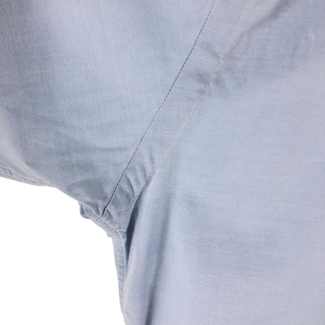 Ralph Lauren BLAKE short sleeve button down shirt, men's XL size cotton Blue type light blue Vintage Second Hand