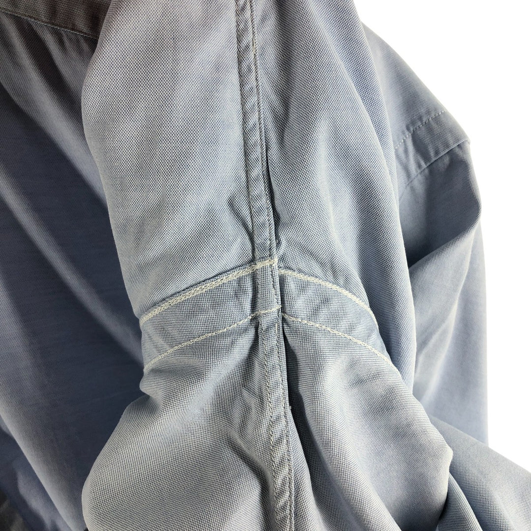 Ralph Lauren BLAKE short sleeve button down shirt, men's XL size cotton Blue type light blue Vintage Second Hand