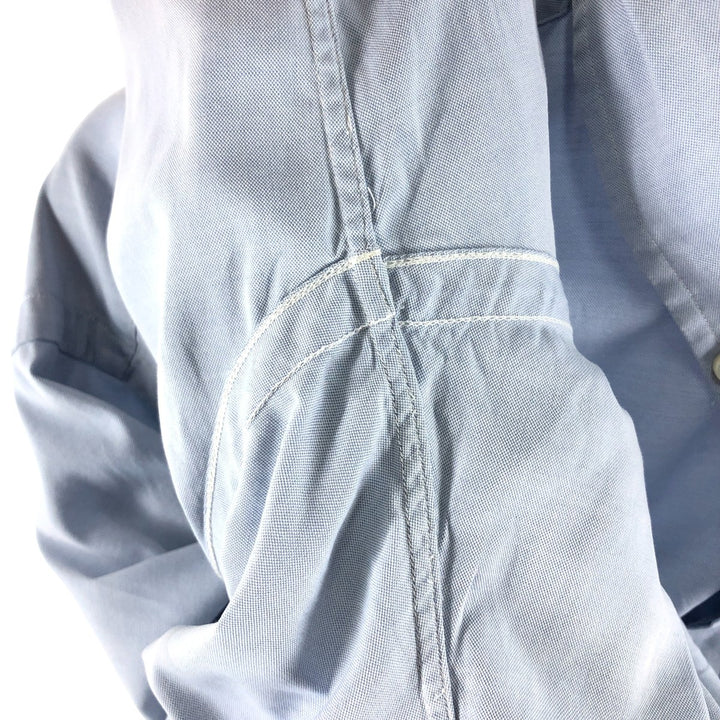 Ralph Lauren BLAKE short sleeve button down shirt, men's XL size cotton Blue type light blue Vintage Second Hand