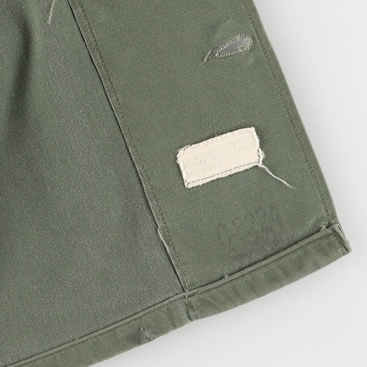 US military 1st model, late model, short sleeve, military shirt, utility shirt, women's size M unknown Khaki type Vintage Second Hand