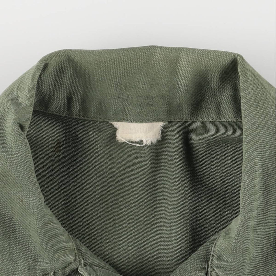 US military 1st model, late model, short sleeve, military shirt, utility shirt, women's size M unknown Khaki type Vintage Second Hand