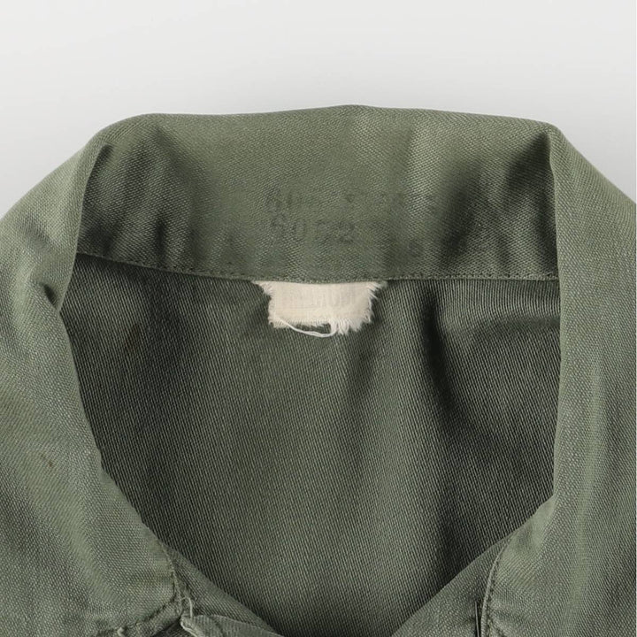 US military 1st model, late model, short sleeve, military shirt, utility shirt, women's size M unknown Khaki type Vintage Second Hand