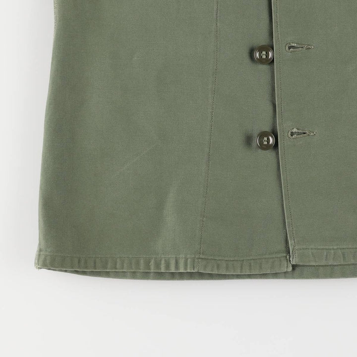 US military 1st model, late model, short sleeve, military shirt, utility shirt, women's size M unknown Khaki type Vintage Second Hand