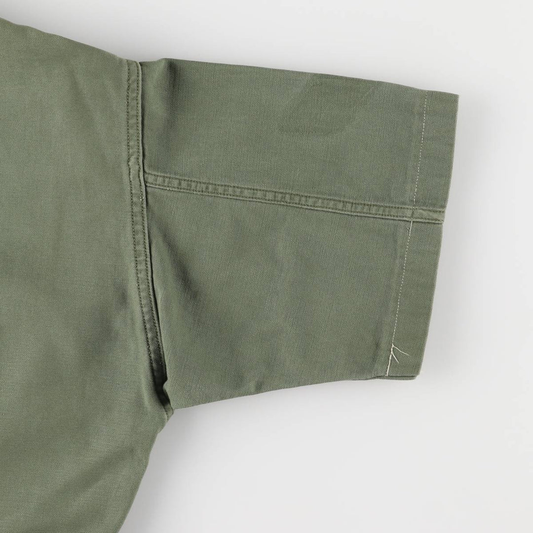 US military 1st model, late model, short sleeve, military shirt, utility shirt, women's size M unknown Khaki type Vintage Second Hand