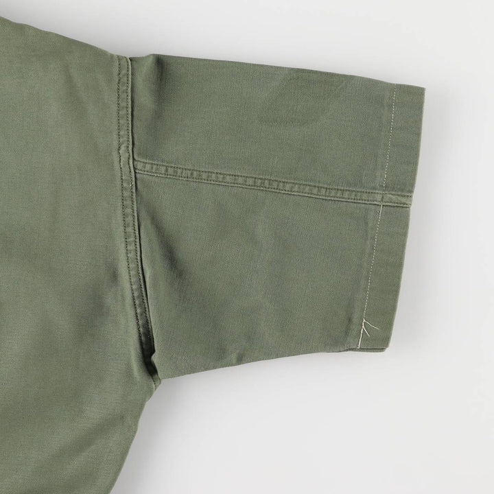 US military 1st model, late model, short sleeve, military shirt, utility shirt, women's size M unknown Khaki type Vintage Second Hand