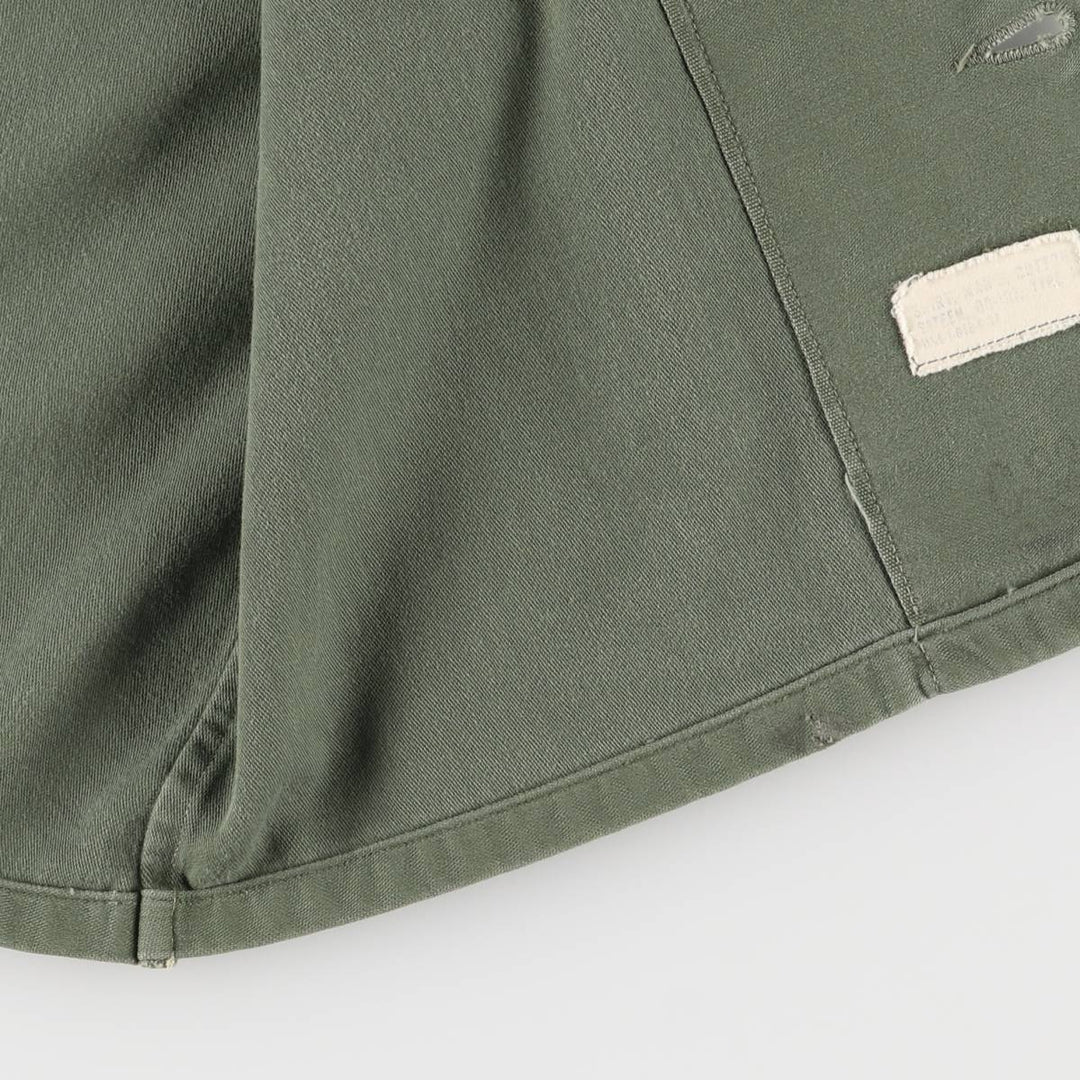 US military 1st model, late model, short sleeve, military shirt, utility shirt, women's size M unknown Khaki type Vintage Second Hand