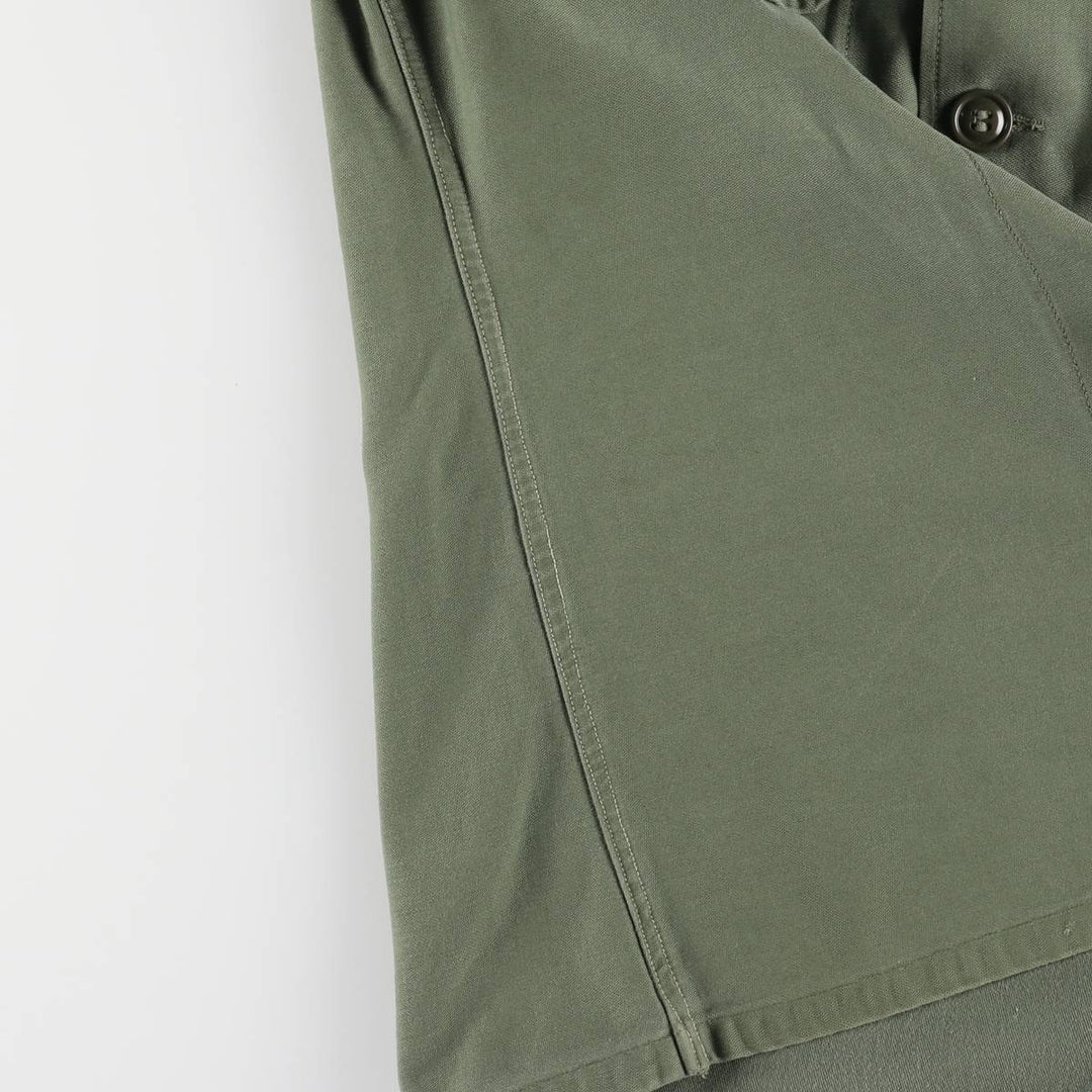 US military 1st model, late model, short sleeve, military shirt, utility shirt, women's size M unknown Khaki type Vintage Second Hand