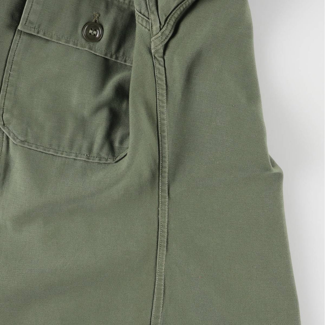 US military 1st model, late model, short sleeve, military shirt, utility shirt, women's size M unknown Khaki type Vintage Second Hand