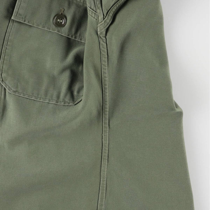 US military 1st model, late model, short sleeve, military shirt, utility shirt, women's size M unknown Khaki type Vintage Second Hand