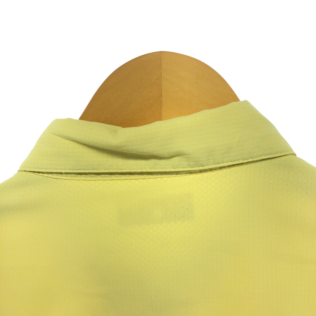 Columbia PFG Button-down Short Sleeve Fishing Shirt, Men's M Size unclear yellow type Vintage Second Hand