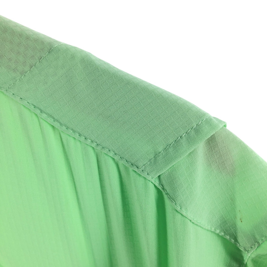 Columbia PFG Button-down Short Sleeve Fishing Shirt, Men's S Size polyester green type yellow green Vintage Second Hand