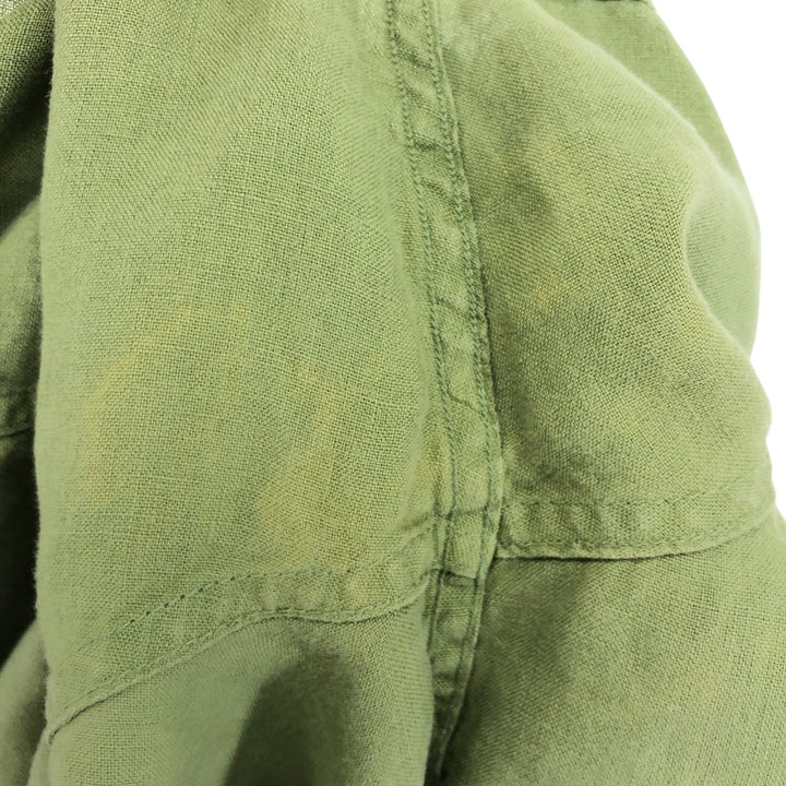 00'S Banana Republic Short Sleeve Linen Shirt Box Shirt Men's M Size linen green type yellow green Vintage Second Hand