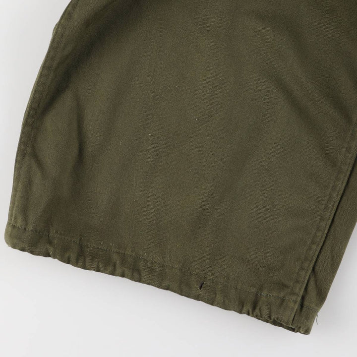 80'S US military genuine long sleeve jumpsuit made in USA MEDIUM men's M equivalent vintage polyester Khaki type Vintage Second Hand