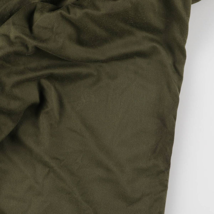 80'S US military genuine long sleeve jumpsuit made in USA MEDIUM men's M equivalent vintage polyester Khaki type Vintage Second Hand