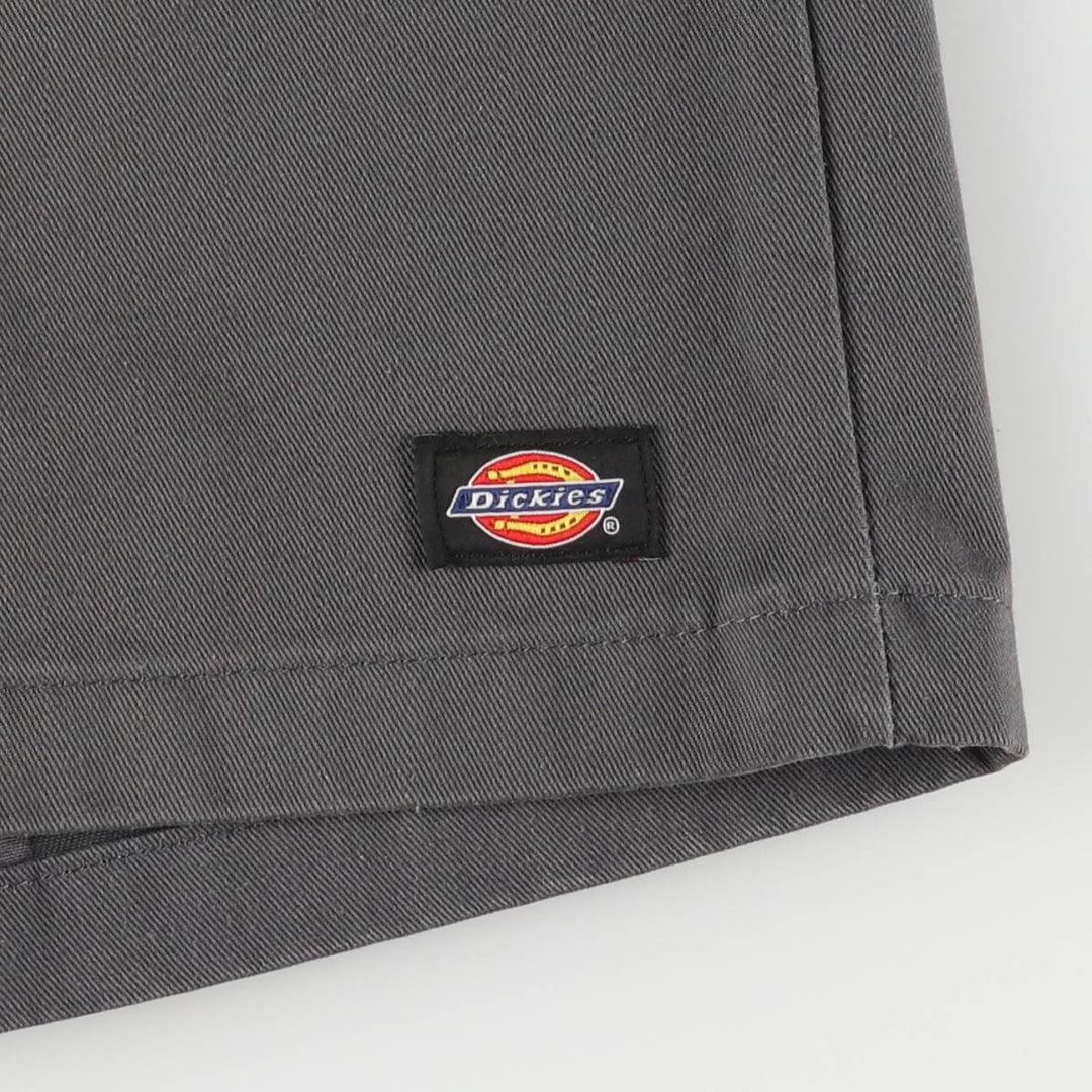 Dickies Loose Fit Work Shorts, Half Pants, Men's, W35 equivalent polyester gray type Vintage Second Hand