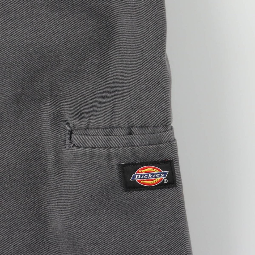 Dickies Loose Fit Work Shorts, Half Pants, Men's, W35 equivalent polyester gray type Vintage Second Hand