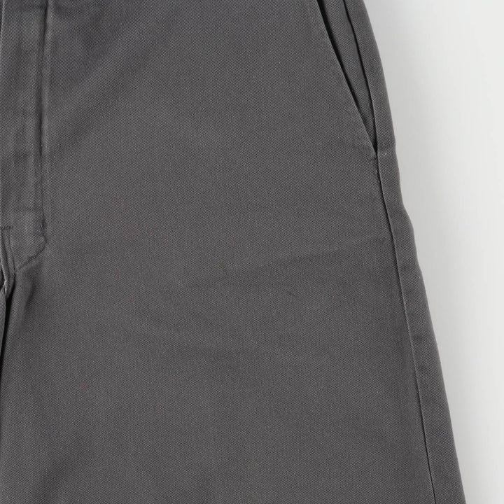 Dickies Loose Fit Work Shorts, Half Pants, Men's, W35 equivalent polyester gray type Vintage Second Hand