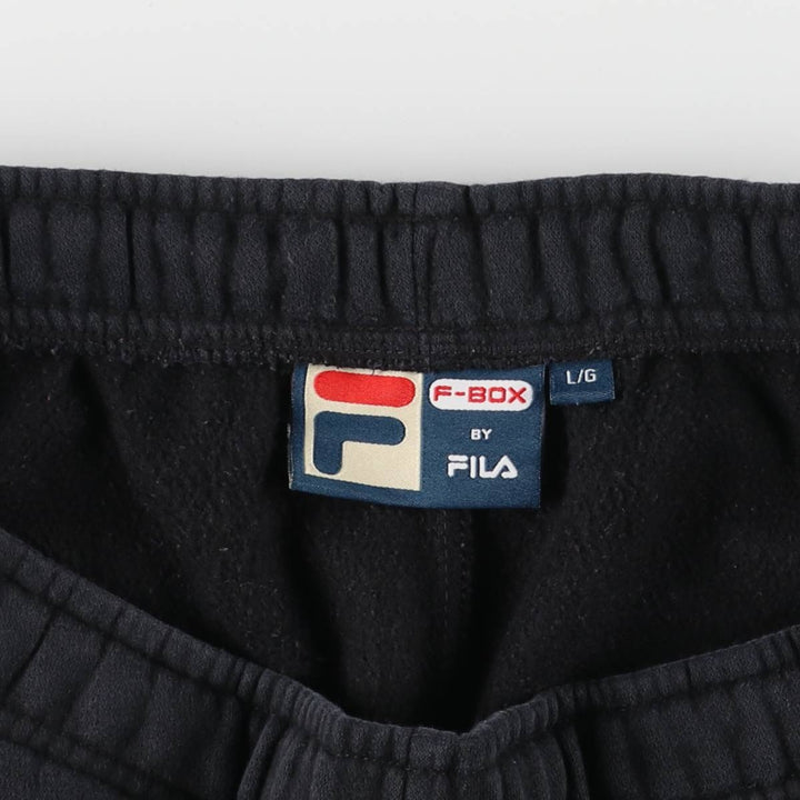 FILA F-BOX sweatpants, men's size L cotton black type Vintage Second Hand