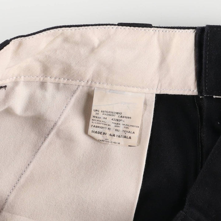 Dickies work shorts, half pants, men's, w32 equivalent, vintage polyester black type Vintage Second Hand