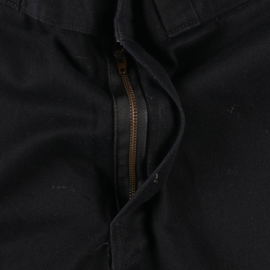 Dickies work shorts, half pants, men's, w32 equivalent, vintage polyester black type Vintage Second Hand