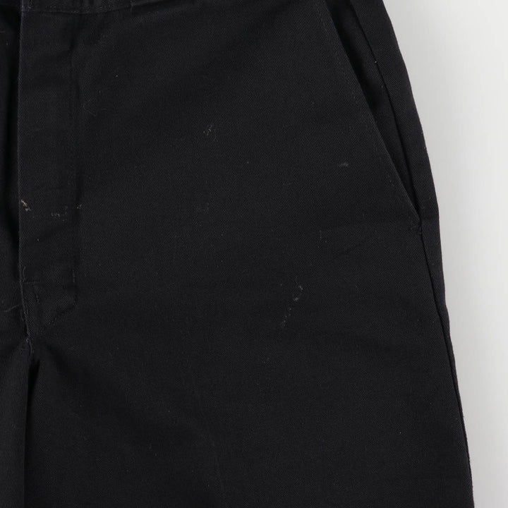 Dickies work shorts, half pants, men's, w32 equivalent, vintage polyester black type Vintage Second Hand