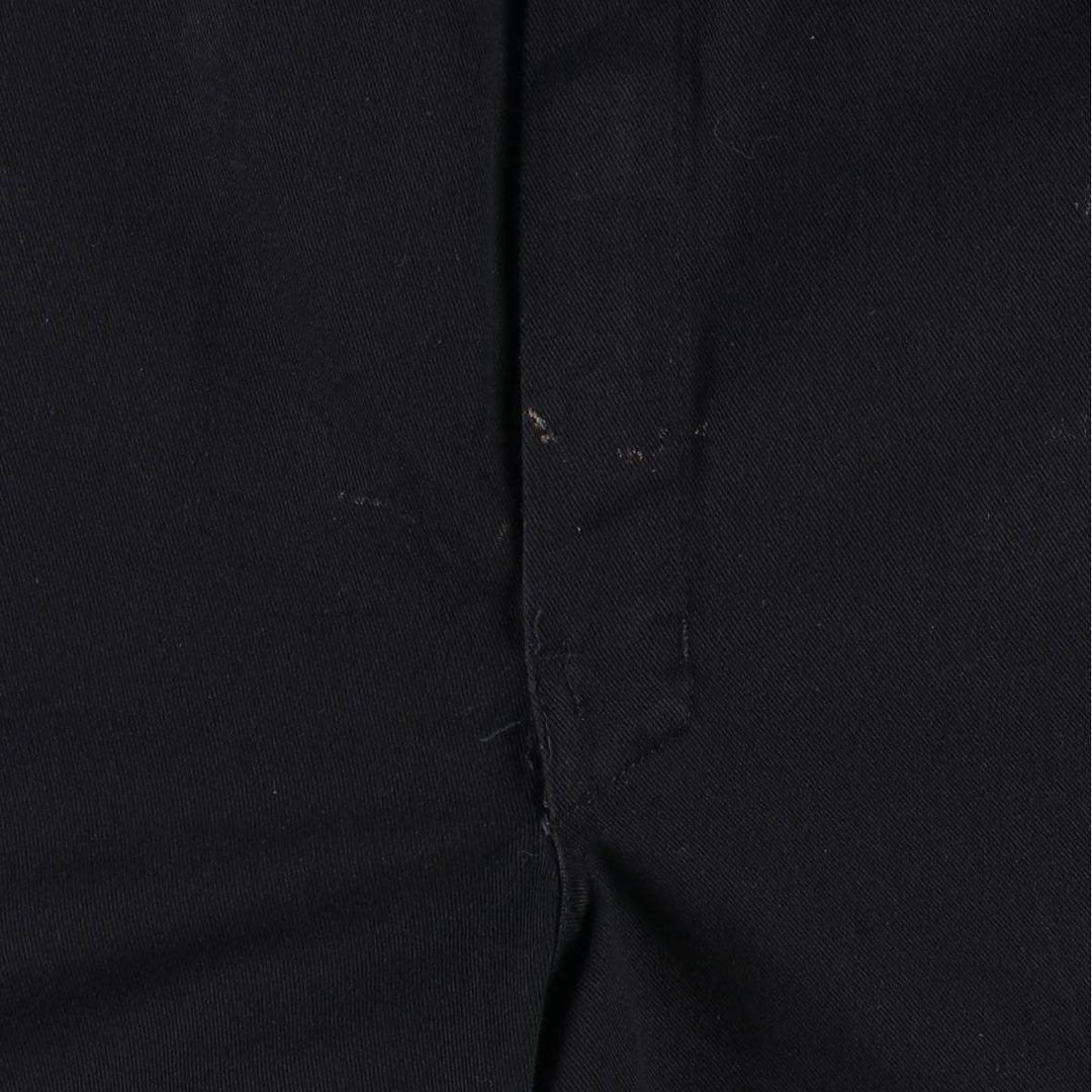 Dickies work shorts, half pants, men's, w32 equivalent, vintage polyester black type Vintage Second Hand