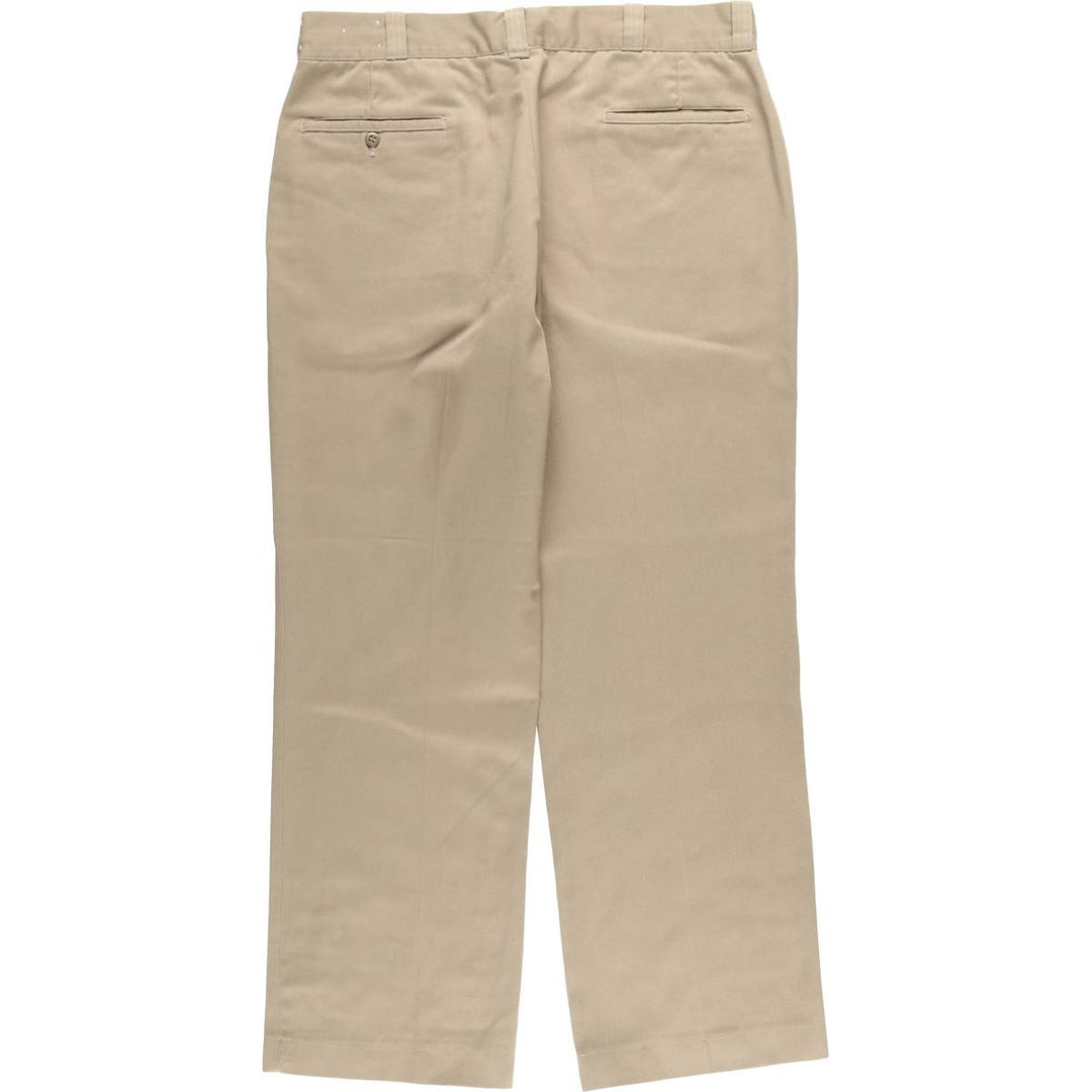 80'S BIG MAC Work Pants, Made in USA, Men's, W35, Vintage polyester Beige type Vintage Second Hand