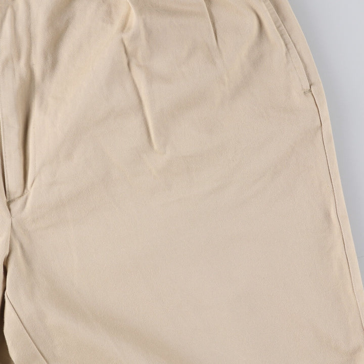 Ralph Lauren POLO by Ralph Lauren Two-pleat Chino Pants Made in Canada Men's W35 cotton Beige type Vintage Second Hand