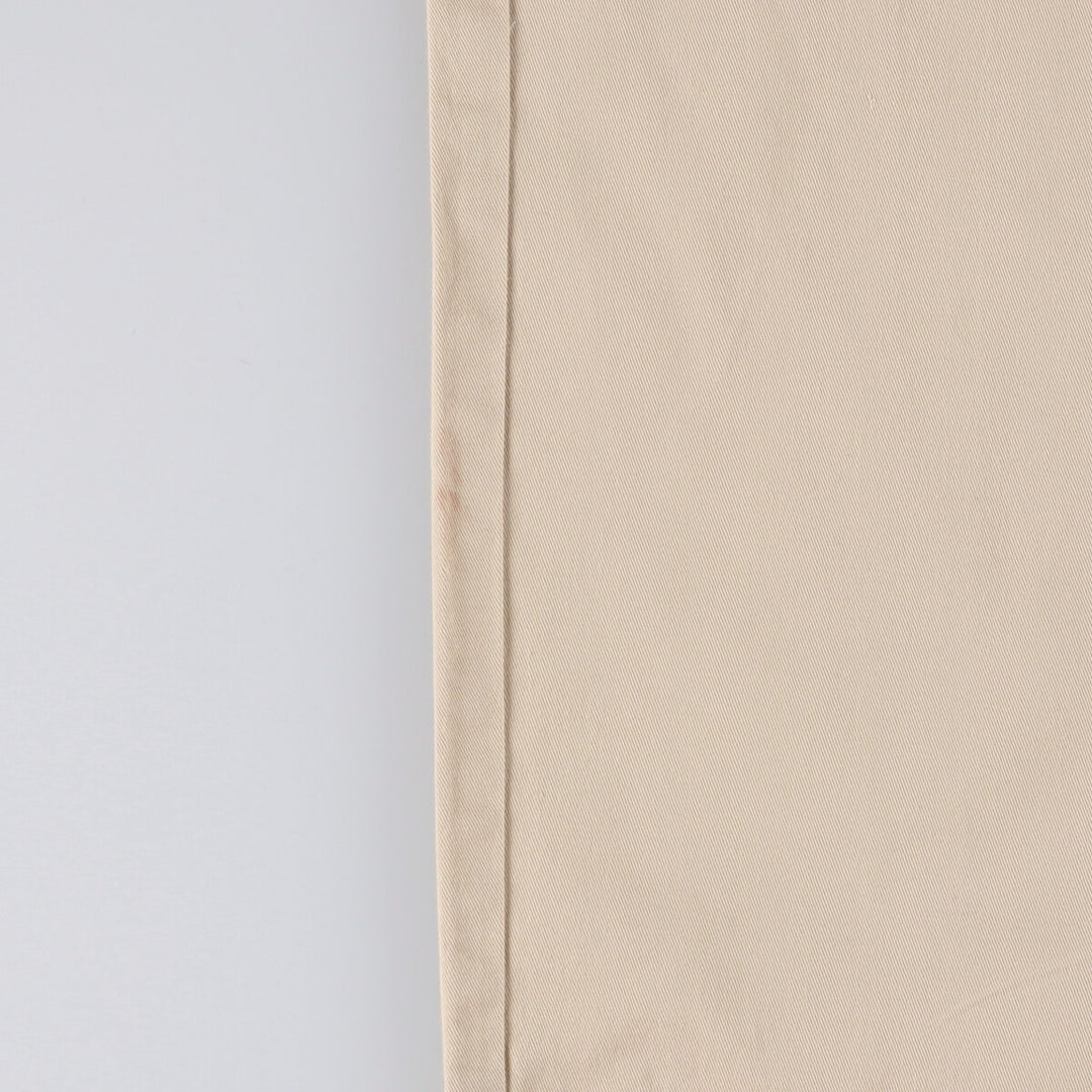 Ralph Lauren POLO by Ralph Lauren Two-pleat Chino Pants Made in Canada Men's W35 cotton Beige type Vintage Second Hand