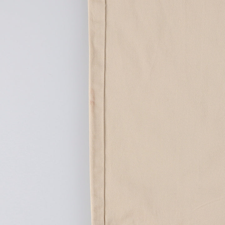 Ralph Lauren POLO by Ralph Lauren Two-pleat Chino Pants Made in Canada Men's W35 cotton Beige type Vintage Second Hand
