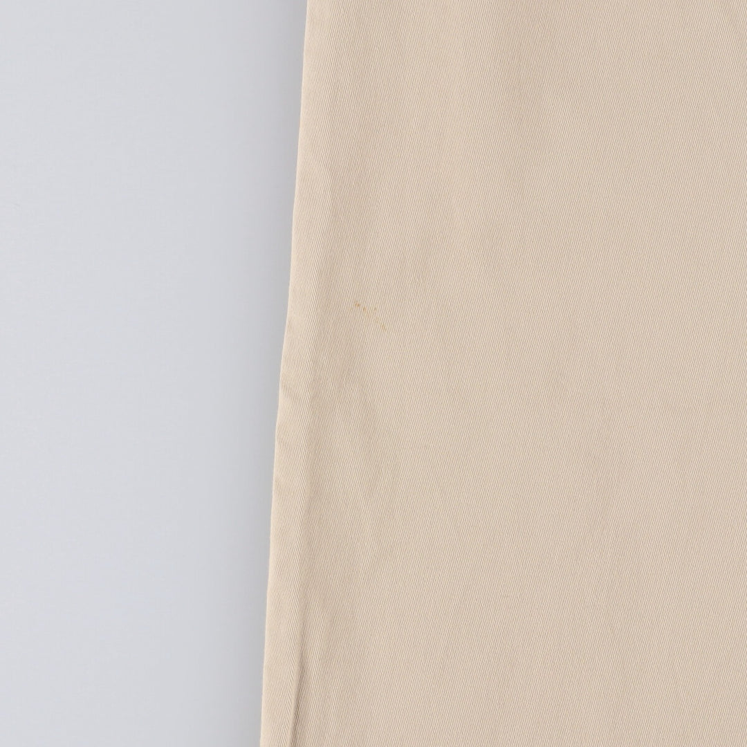 Ralph Lauren POLO by Ralph Lauren Two-pleat Chino Pants Made in Canada Men's W35 cotton Beige type Vintage Second Hand