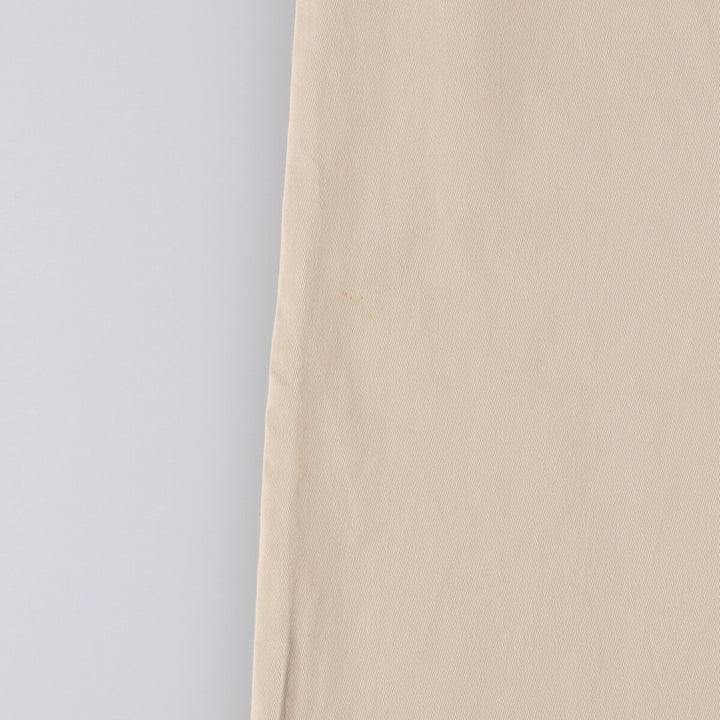 Ralph Lauren POLO by Ralph Lauren Two-pleat Chino Pants Made in Canada Men's W35 cotton Beige type Vintage Second Hand