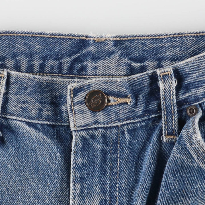 Dickies Relaxed Fit Denim Painter Shorts, Men's W32 cotton blue type Vintage Second Hand