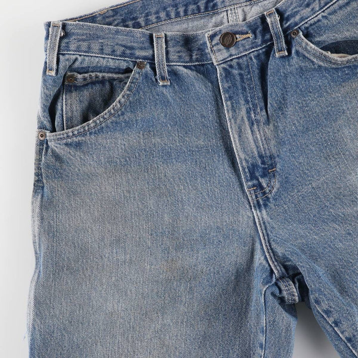 Dickies Relaxed Fit Denim Painter Shorts, Men's W32 cotton blue type Vintage Second Hand