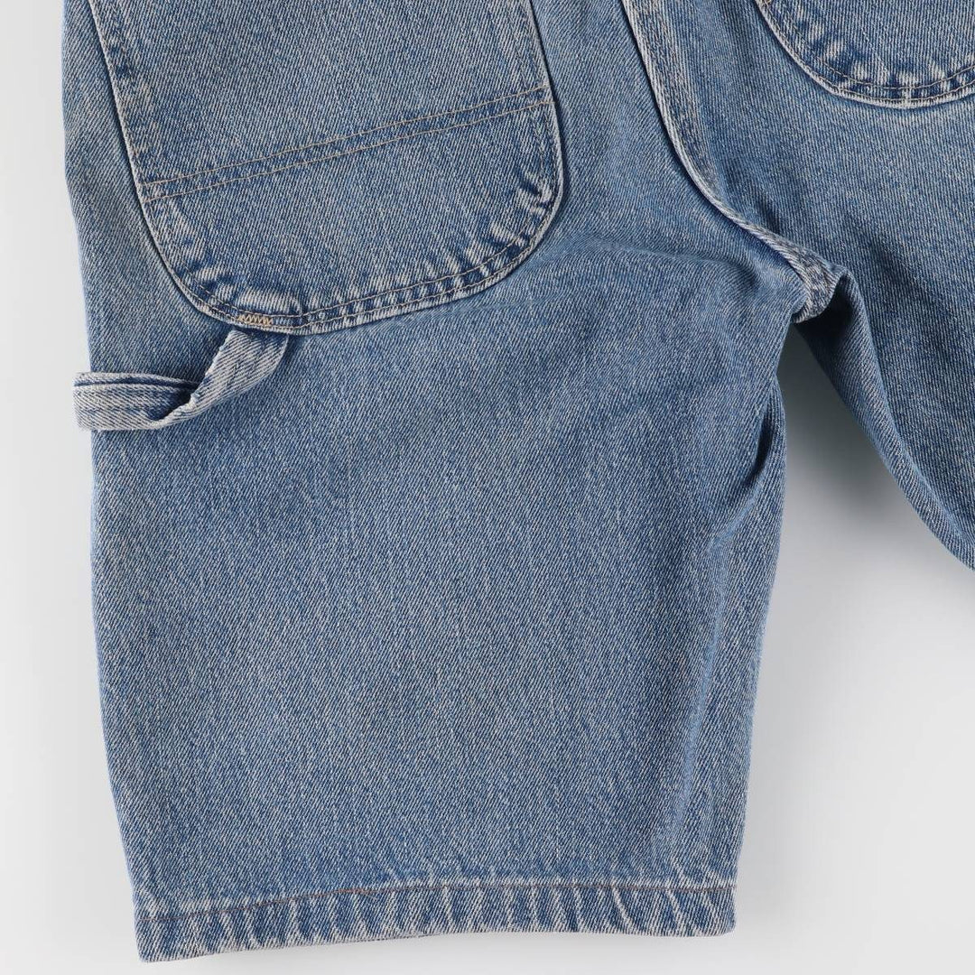 Dickies Relaxed Fit Denim Painter Shorts, Men's W32 cotton blue type Vintage Second Hand