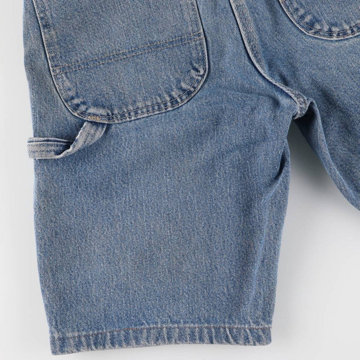 Dickies Relaxed Fit Denim Painter Shorts, Men's W32 cotton blue type Vintage Second Hand