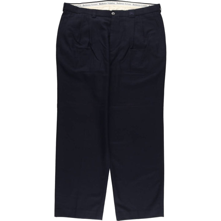 Burberry's Burberrys of London Leisure Slacks Pants for Men, W38 unknown navy blue type Vintage Second Hand
