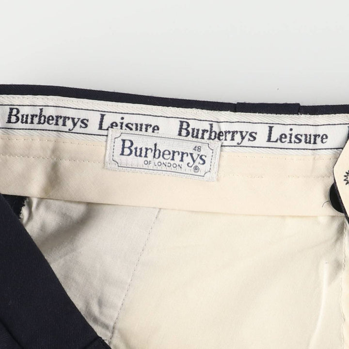 Burberry's Burberrys of London Leisure Slacks Pants for Men, W38 unknown navy blue type Vintage Second Hand