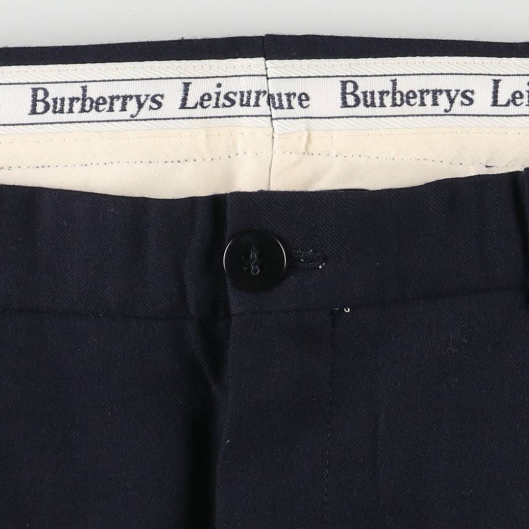 Burberry's Burberrys of London Leisure Slacks Pants for Men, W38 unknown navy blue type Vintage Second Hand
