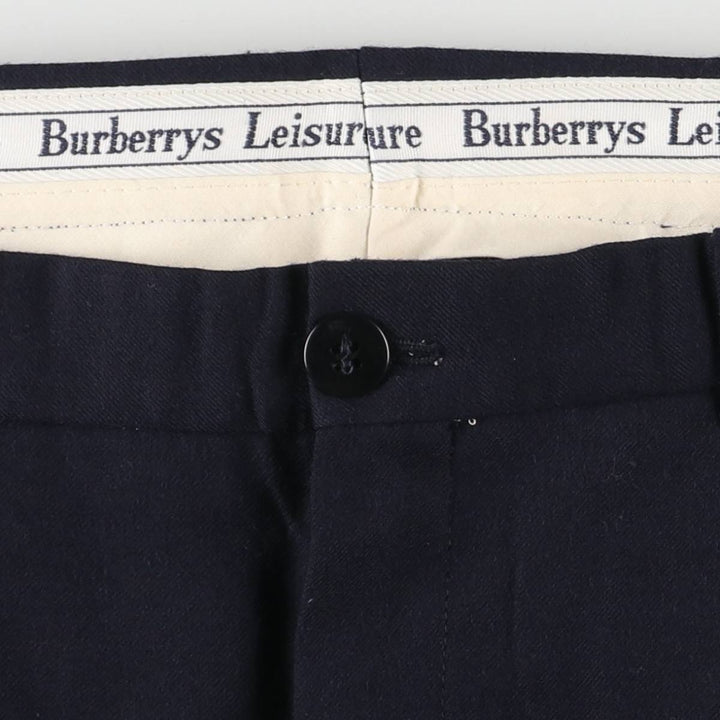 Burberry's Burberrys of London Leisure Slacks Pants for Men, W38 unknown navy blue type Vintage Second Hand